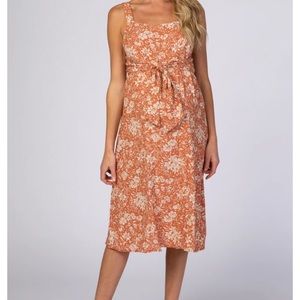 Floral Maternity MIDI dress